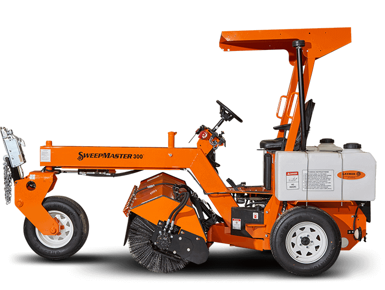 Sweeper/Broom available for rent from Prime Equipment Rentals