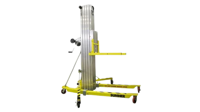24' Material Lift, 650 Capacity available for rent from Prime Equipment Rentals